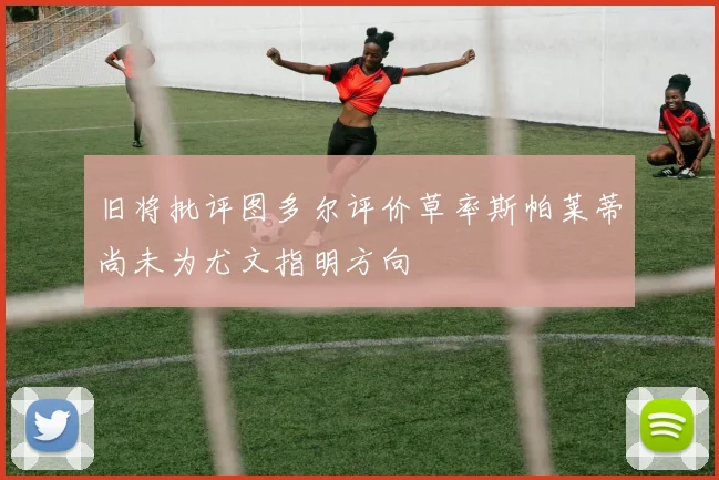 旧将批评图多尔评价草率斯帕莱蒂尚未为尤文指明方向